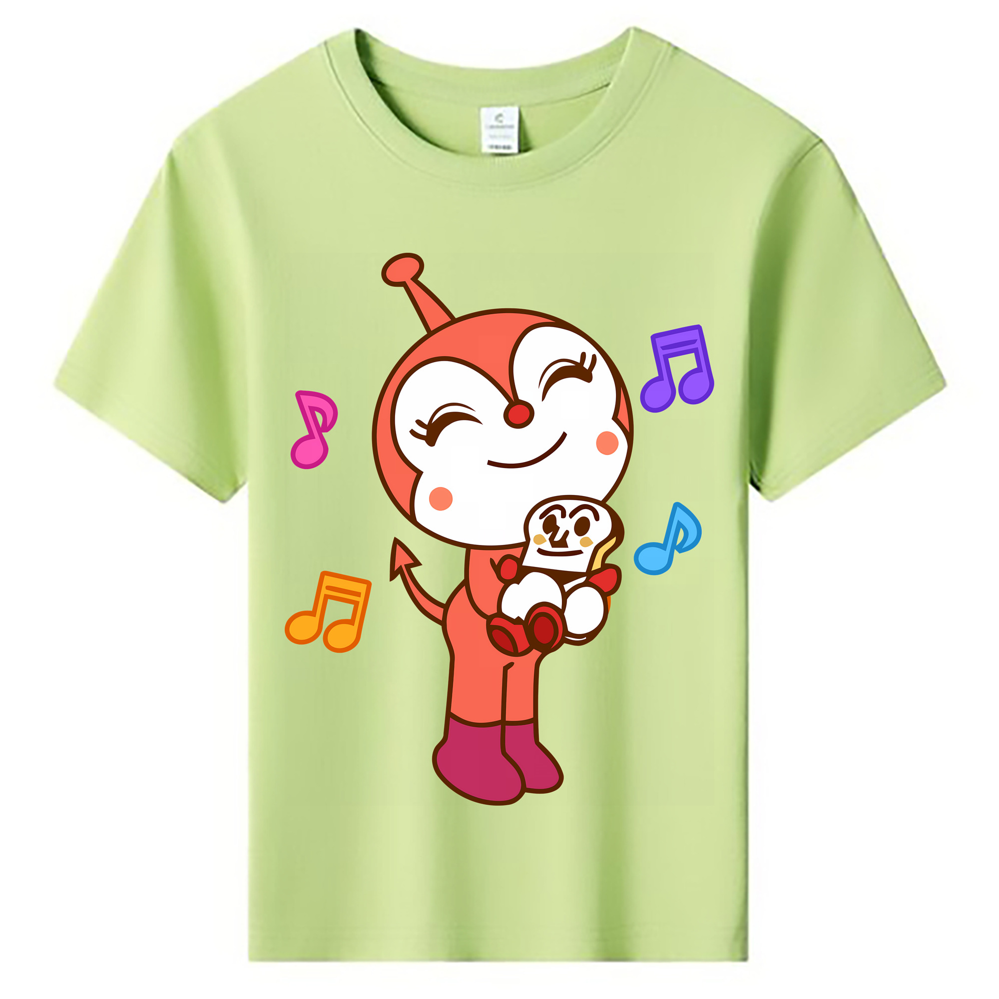 （画像用） アンパンマン Anpanman 綿100％キッズTシャツ（フロントプリント）